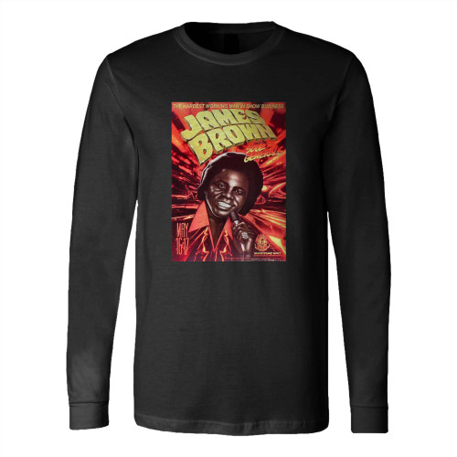 James Brown Vintage Concert Long Sleeve T-Shirt Tee