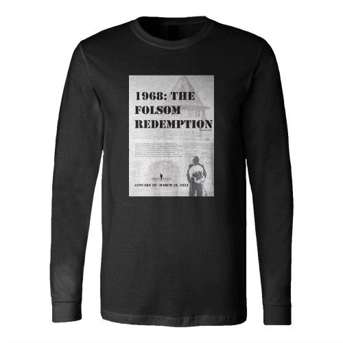 Johnny Cash And Herbert Hoover Confront Prison Reform Long Sleeve T-Shirt Tee