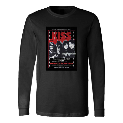 Kiss Alive Ii '78 & Destroyer '76 Concert S Long Sleeve T-Shirt Tee