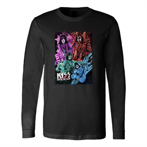 Kiss End Of The Road Series Long Sleeve T-Shirt Tee