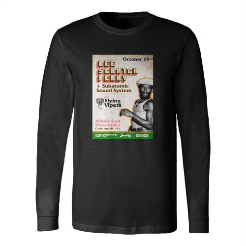 Largeup Presents The Super Ape Returns To Conquer Tour With Lee Scratch Perry Long Sleeve T-Shirt Tee