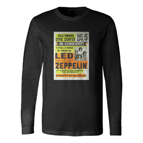 Led Zeppelin 03 Music Concert Mini Long Sleeve T-Shirt Tee