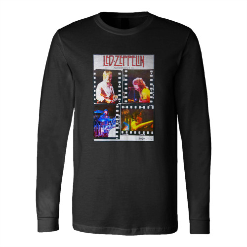 Led Zeppelin 1980 European Tour Concert Long Sleeve T-Shirt Tee