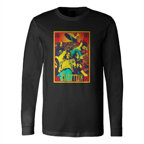 Led Zeppelin By Brian Led Zeppelin Long Sleeve T-Shirt Tee