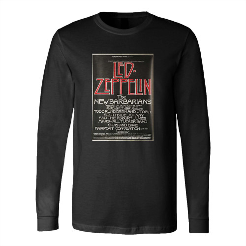 Led Zeppelin 1979 Knebworth Park Long Sleeve T-Shirt Tee