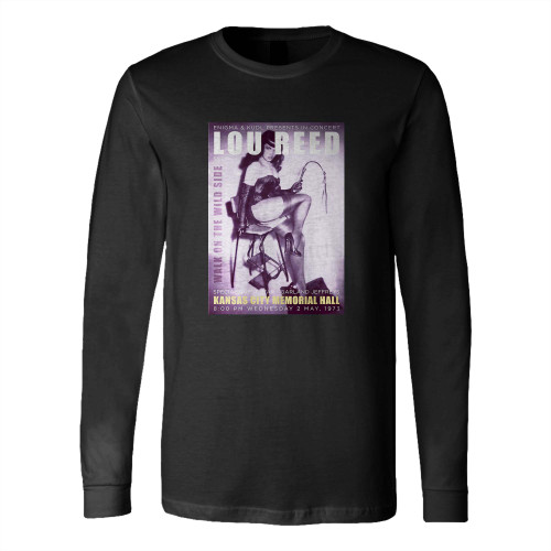 Lou Reed Betty Page Poster Wall Art Print Gift On Archive Paper Long Sleeve T-Shirt Tee