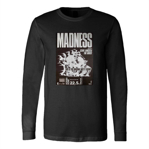 Madness 1980 German Concert Poster Long Sleeve T-Shirt Tee