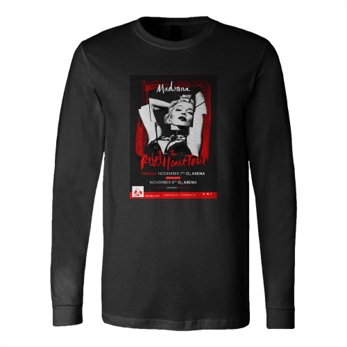 Madonna Rebel Heart Tour Poster Long Sleeve T-Shirt Tee