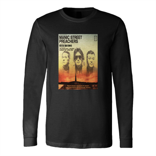 Manic Street Preachers Announce Halifax Headline Show Manic Street Preachers Long Sleeve T-Shirt Tee