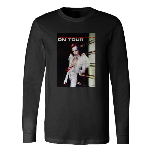 Marilyn Manson Vintage Concert Poster 1999 Long Sleeve T-Shirt Tee