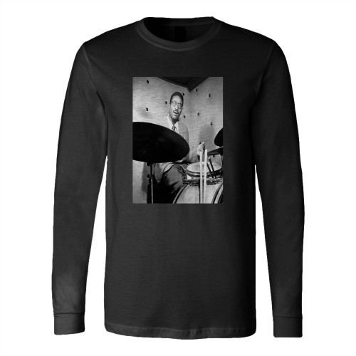 Max Roach Photo Poster Long Sleeve T-Shirt Tee