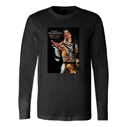 Michael Jackson History Tour Live In Munich (1997) Photo Posters Long Sleeve T-Shirt Tee