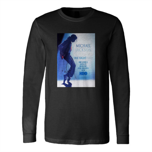 Michael Jackson One Night Only Poster Long Sleeve T-Shirt Tee