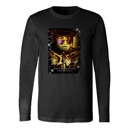 Michael Jackson Sand Art Performance Poster Long Sleeve T-Shirt Tee