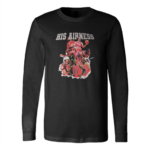 Michael Jordan Bulls Vintage Long Sleeve T-Shirt Tee