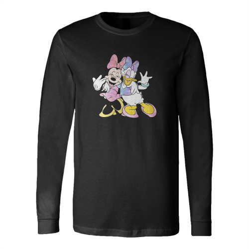 Minnie Mouse And Daisy Duck Long Sleeve T-Shirt Tee