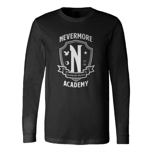 Nevermore Academy Wednesday Addams Long Sleeve T-Shirt Tee