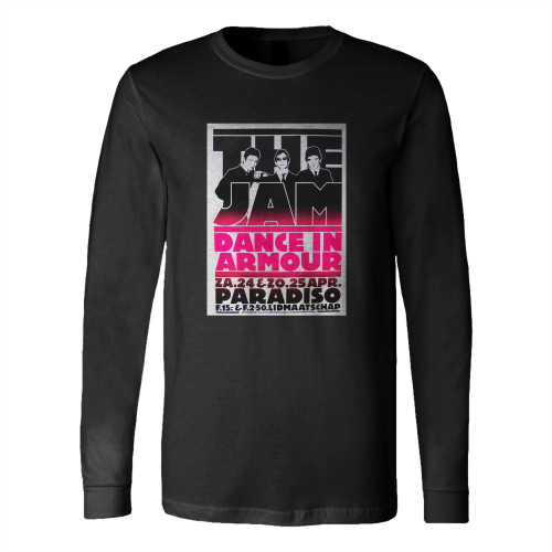 Original 1982 The Jam Paradiso Club Amsterdam Concert Long Sleeve T-Shirt Tee