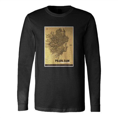 Pearl Jam Budapest Tour Long Sleeve T-Shirt Tee