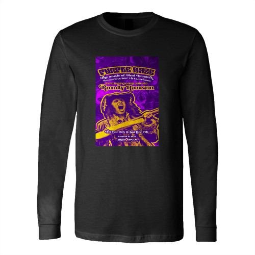 Purple Haze Experience A 360 Vr Musical Tribute To Jimi Hendrix Long Sleeve T-Shirt Tee