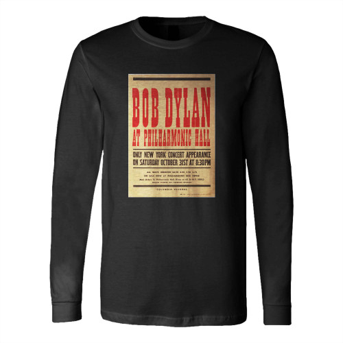 Rare Beatles Dylan Zeppelin Concert S Top Trove At Heritage Auctions Long Sleeve T-Shirt Tee