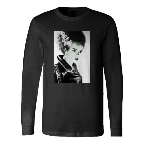 Rockabilly The Bride Of Frankenstein Long Sleeve T-Shirt Tee