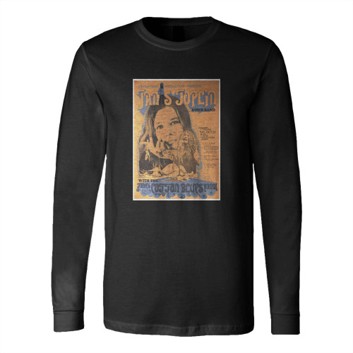 Sell Or Auction Your Original Janis Joplin Fairgrounds Arena Concert Long Sleeve T-Shirt Tee