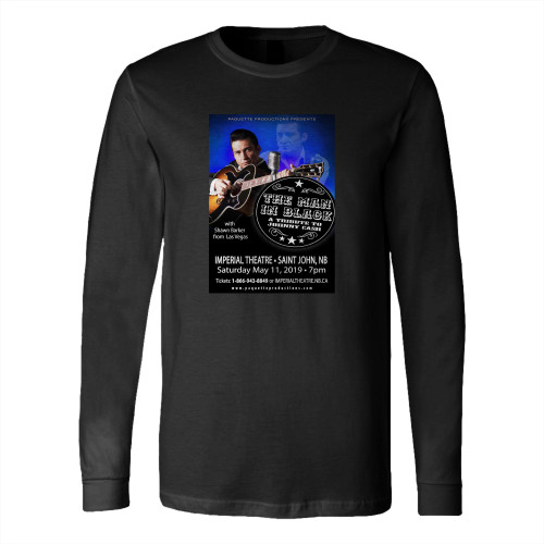 Shawn Barker A Tribute To Johnny Cash Long Sleeve T-Shirt Tee