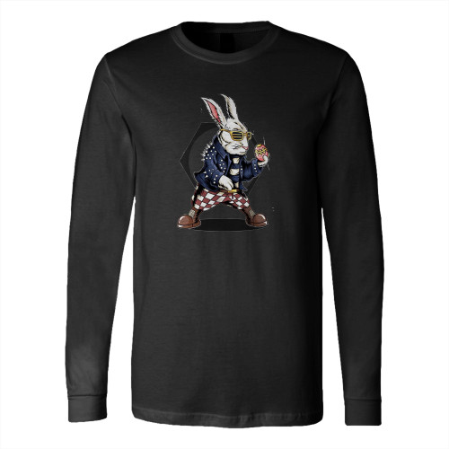 Showman Bunny Rabbit Animal Cool Long Sleeve T-Shirt Tee