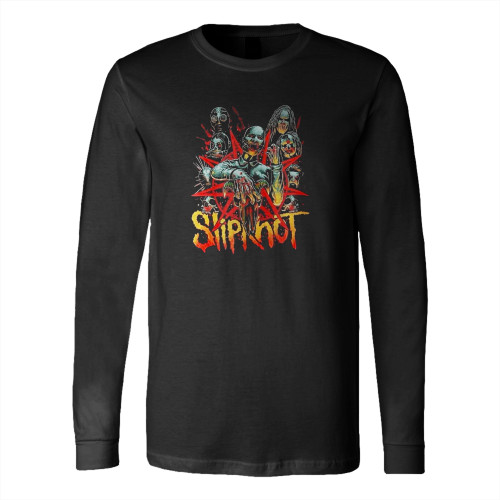 Slipknot Metal Band Psychosocial Long Sleeve T-Shirt Tee