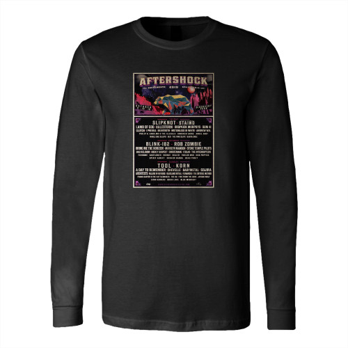 Slipknot Staind Tool Korn Rob Zombie And More To Headline Aftershock Festival 2019 Long Sleeve T-Shirt Tee