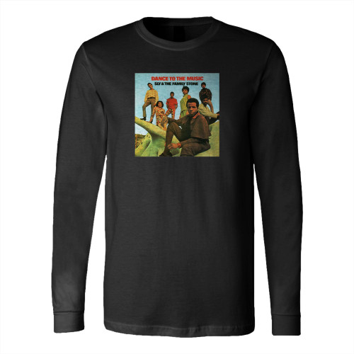 Sly And The Family Stone Retro Vintage Long Sleeve T-Shirt Tee