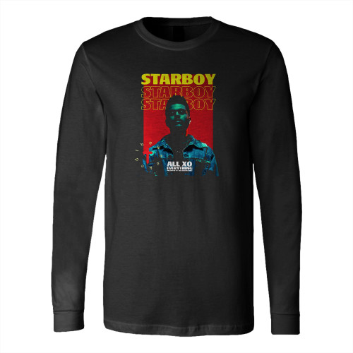 Star Boy The Weeknd Long Sleeve T-Shirt Tee