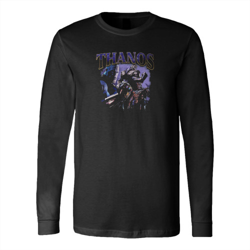 Thanos Poster Marvel Long Sleeve T-Shirt Tee