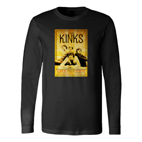 The Kinks Concert Long Sleeve T-Shirt Tee