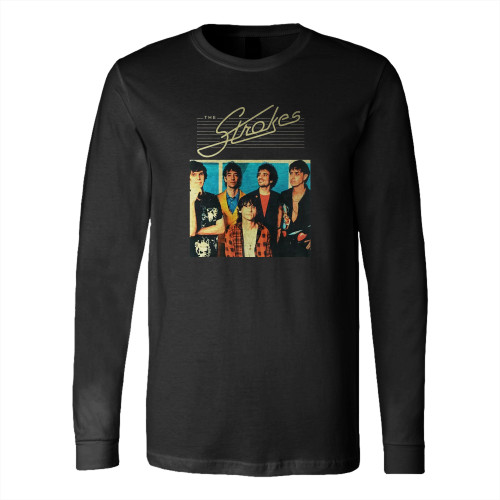 The Strokes Vintage Rock Bank Long Sleeve T-Shirt Tee