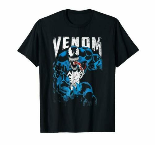 Venom Bloody Tongue Out Distressed Graphic Man's T-Shirt Tee