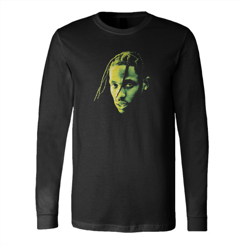 Travis Scott Green Long Sleeve T-Shirt Tee