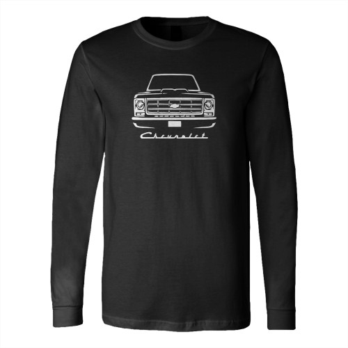 Truck American Retro Long Sleeve T-Shirt Tee