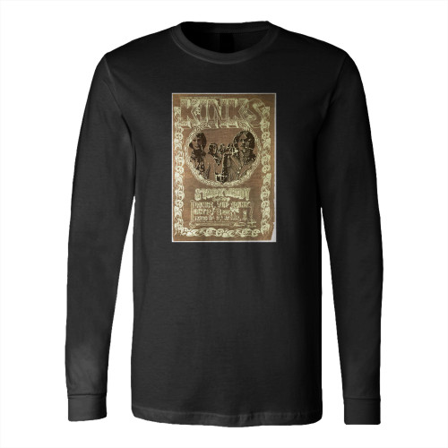 Vintage Kinks Concert Long Sleeve T-Shirt Tee