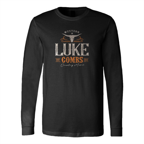 Vintage Luke Combs Est 1990 Long Sleeve T-Shirt Tee