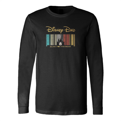Disney Mom Dad Code Mickey Mouse 1 Long Sleeve T-Shirt Tee