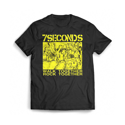 7 Seconds Wtrt Wall Rogether Rock Together Mens T-Shirt Tee