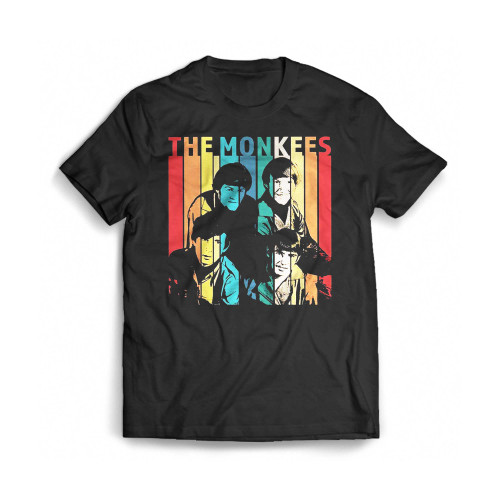 90S Vintage The Monkees Rock Band Mens T-Shirt Tee