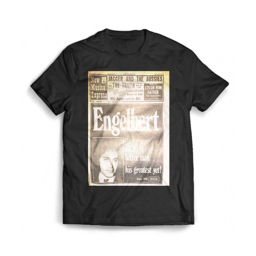 Article About Marc Bolan (T Rex) From New Musical Express Mens T-Shirt Tee