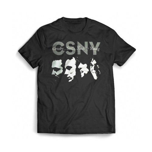 Crosby Stills Nash Young Supergroup Mens T-Shirt Tee