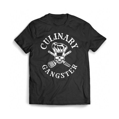 Culinary Gangster Chef Mens T-Shirt Tee