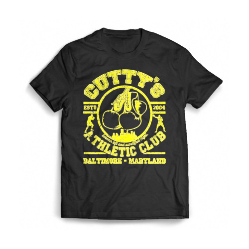 Cuttys Gym Boxing Athletic Club Mens T-Shirt Tee