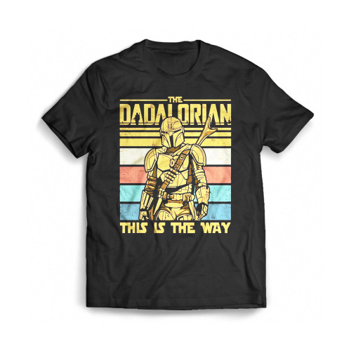Dadalorian And The Child Matching Fathers Day Mens T-Shirt Tee