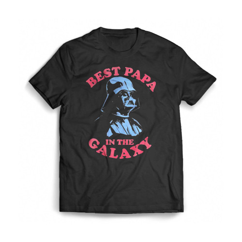 Darth Vader Retro Best Papa Graphic Mens T-Shirt Tee